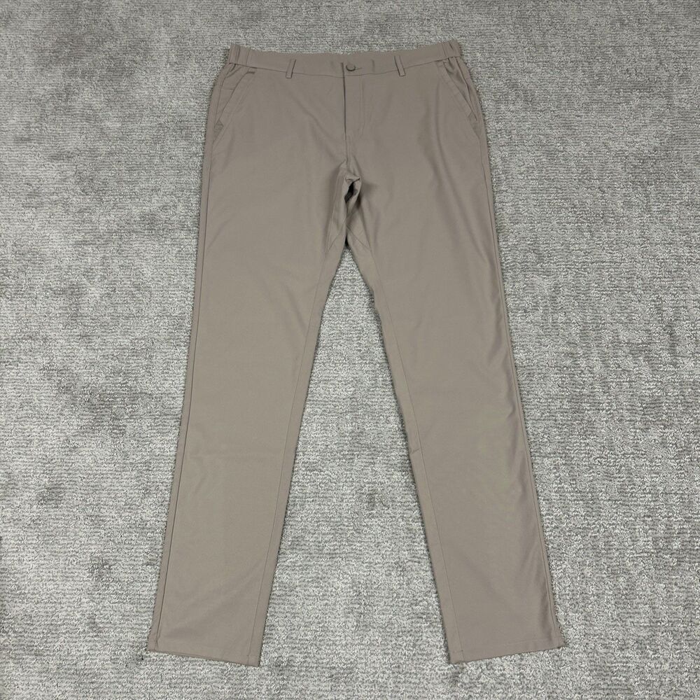 Jack Archer Jetsetter Tech Pants Mens 36x35 Performance Chino Oak Khaki Golf